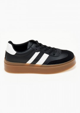 Issue - Sneakers με συνδυασμό χρωμάτων - Μαύρο