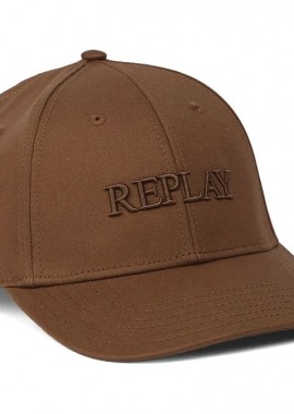 Replay - REPLAY καφέ καπέλο AW4161
