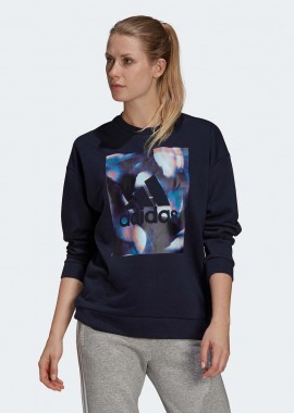 ADIDAS PERFORMANCE - U4U SOFT KNIT SWEATSHIRT ΜΠΛΕ