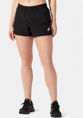 ASICS - ASICS CORE 4IN SHORT ΜΑΥΡΟ
