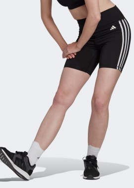 ADIDAS PERFORMANCE - ADIDAS TRAINING ESSENTIALS 3-STRIPES HIGH WAISTED TIGHTS ΜΑΥΡΟ