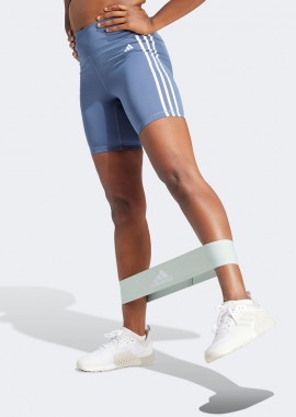 ADIDAS PERFORMANCE - ADIDAS TRAINING ESSENTIALS 3-STRIPES HIGH-WAISTED SHORT LEGGINGS ΜΠΛΕ