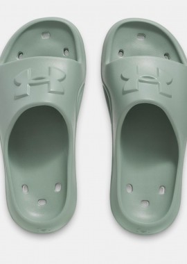 UNDER ARMOUR - UNDER ARMOUR WOMEN'S LOCKER V SLIDES ΠΡΑΣΙΝΟ