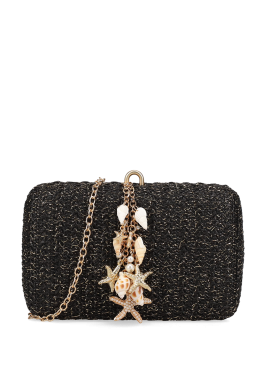 MIGATO - Μαύρο clutch τσαντάκι