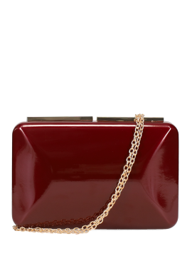 MIGATO - Μπορντώ clutch τσαντάκι