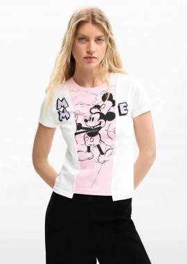DESIGUAL - Desigual γυναικείο T-shirt με print Regular Fit