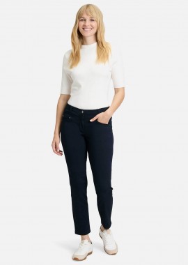 BETTY BARCLAY - Betty Barclay γυναικείο cropped παντελόνι Slim Fit - 6818/2518 Μπλε Σκούρο
