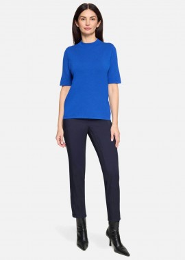 BETTY BARCLAY - Betty Barclay γυναικείο ψηλόμεσο παντελόνι stretch - 6815/1080 Μπλε Σκούρο