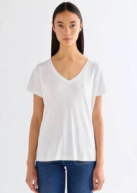 WRANGLER - Wrangler® γυναικείο T-shirt με V Regular Fit
