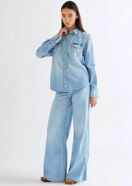 WRANGLER - Wrangler® γυναικείο τζιν παντελόνι πεντάτσεπο Loose Fit