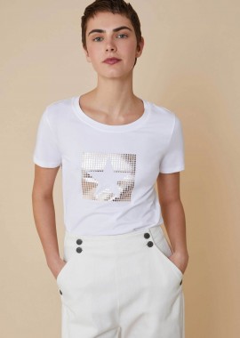 PENNYBLACK - Pennyblack γυναικείο t-shirt slim fit με σχέδιο