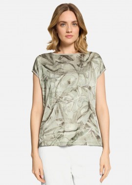 SO COSY - So Cosy γυναικεία μπλούζα με floral print - 2428/8115 Χακί