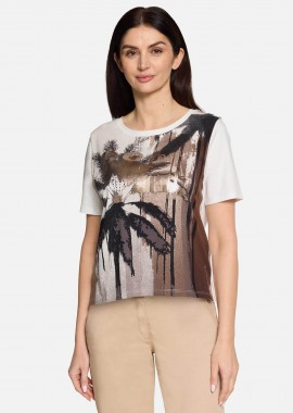 SO COSY - So Cosy γυναικείο T-shirt με print - 2434/8090 Καφέ