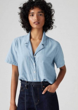 LEVI'S - Levi's® γυναικείο πουκάμισο κοντομάνικο με τσέπες Relaxed Fit