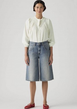 LEVI'S - Levi's® γυναικεία denim βερμούδα πεντάτσεπη Super Baggy Fit - 005DT0002 Denim Blue