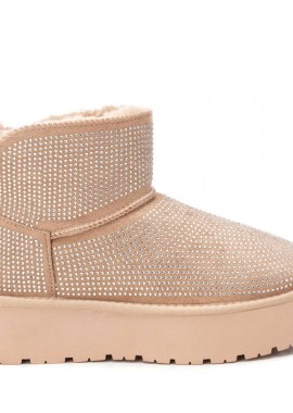 XTI - Γυναικεία Xti Ζεστά Μποτάκια με Strass 142942 Vegan ΜΠΕΖ