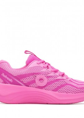 REFRESH - Γυναικεία Refresh Γυναικείο Υφασμάτινο Sneaker 175182 Vegan FUCHSIA