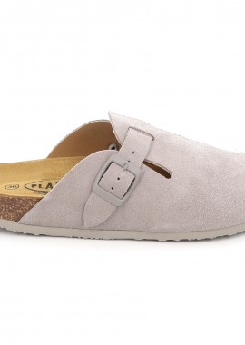 PLAKTON - Γυναικεία Comfort Παντόφλα Plakton Χρώματος Γκρι 181539-823