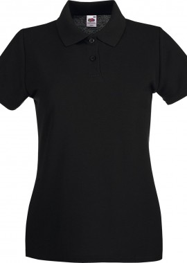 Fruit of the Loom - Γυναικεία Μπλούζα Polo 63-030-0 Fruit of the Loom Black
