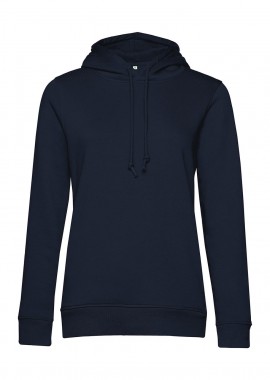 B & C - Γυναικείο Φούτερ με Κουκούλα Organic Inspire WW34B B & C Navy