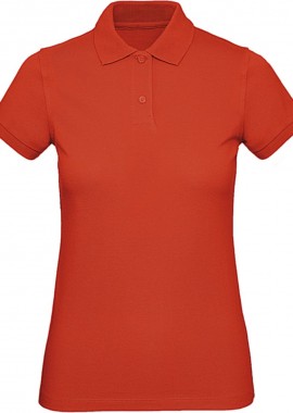 B & C - Γυναικείο Μπλουζάκι Polo PW440 B & C Inspire Organic Fire Red
