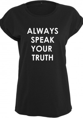 Mister Tee - Γυναικείο T-Shirt Speak Truth Mister MT964 Black