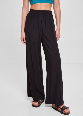 Urban Classics - Γυναικείο Παντελόνι Wide Leg Viscose TB5996 Urban Classics Black Black