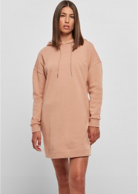 Urban Classics - Ladies Organic Oversized Terry Hoody Dress UC Curvy TB4094 amber