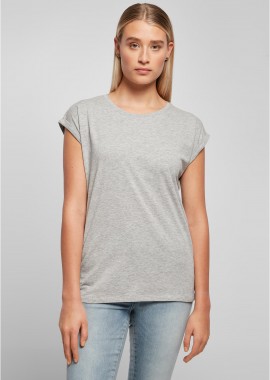 BYB - Γυναικείο T-Shirt BY021 Build Your Brand Λευκό Heather Grey