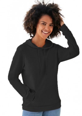 B & C - Γυναικείο Φούτερ French Terry WW04W B & C Black Pure