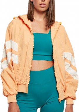 Urban Classics - Γυναικείο Μπουφάν Crinkle Batwing TB2664 Urban Classics Col.Paleorange/Whitesand