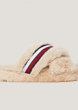 Tommy Hilfiger - Γυναικείες Παντόφλες Σπιτιού Tommy Hilfiger FW0FW07551 ABO Ροζ