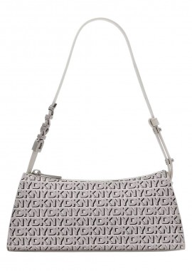 DKNY - Γυναικεία Τσάντα Ώμου DKNY Avril Shoulder Bag R5235G57-MMW Off White Logo