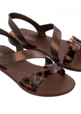 Ipanema - Ipanema | Vibe Sandal Fem | 780-25342 | Brown/Turtle/Orange | (82429-BD418)